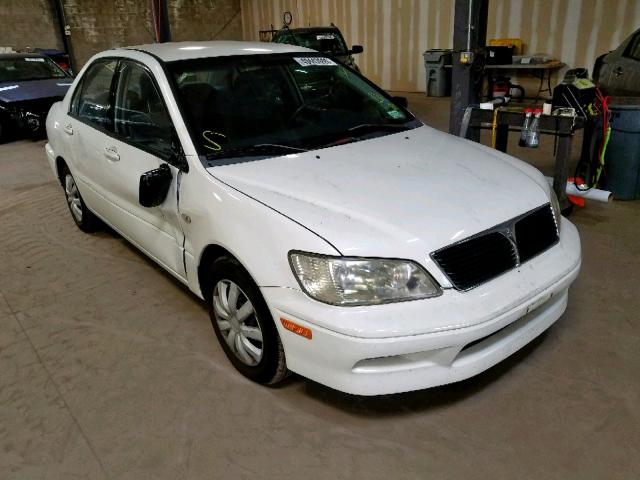 JA3AJ26E42U053844 - 2002 MITSUBISHI LANCER ES WHITE photo 1