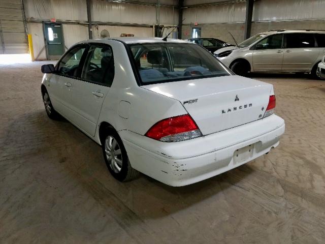 JA3AJ26E42U053844 - 2002 MITSUBISHI LANCER ES WHITE photo 3