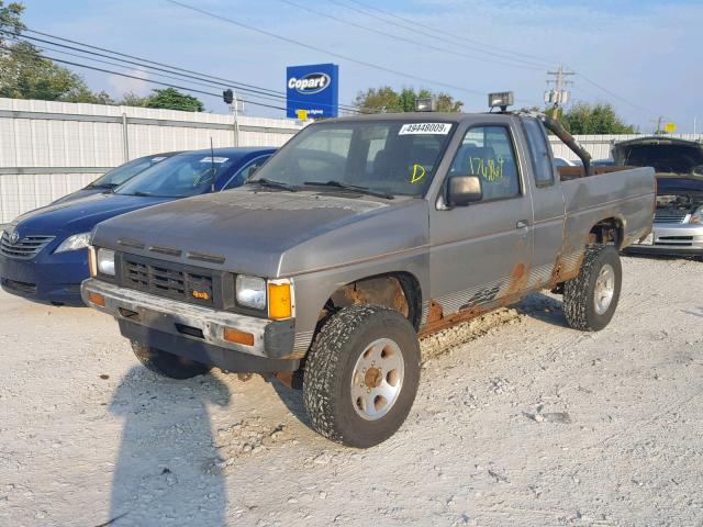 1N6ND16Y3GC399182 - 1986 NISSAN D21 KING C GRAY photo 2