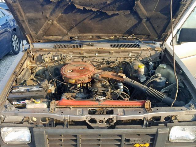 1N6ND16Y3GC399182 - 1986 NISSAN D21 KING C GRAY photo 7