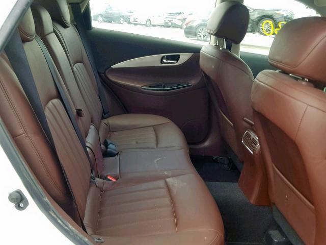 JN1BJ0RP5GM235960 - 2016 INFINITI QX50 WHITE photo 6