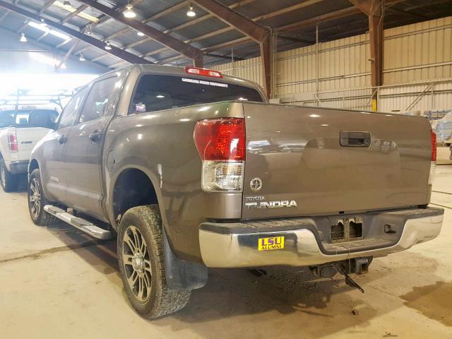 5TFEM5F17DX066114 - 2013 TOYOTA TUNDRA CRE CHARCOAL photo 3