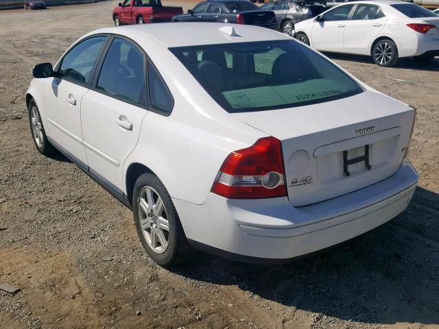 YV1MS382572288707 - 2007 VOLVO S40 2.4I WHITE photo 3