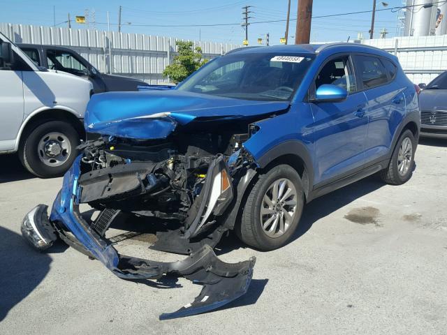 KM8J33A43GU105368 - 2016 HYUNDAI TUCSON LIM BLUE photo 2