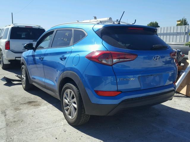 KM8J33A43GU105368 - 2016 HYUNDAI TUCSON LIM BLUE photo 3