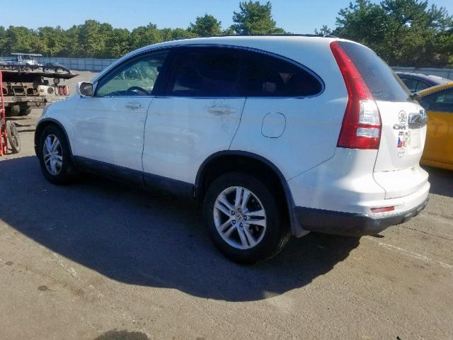 JHLRE4H77BC011437 - 2011 HONDA CR-V EXL WHITE photo 3