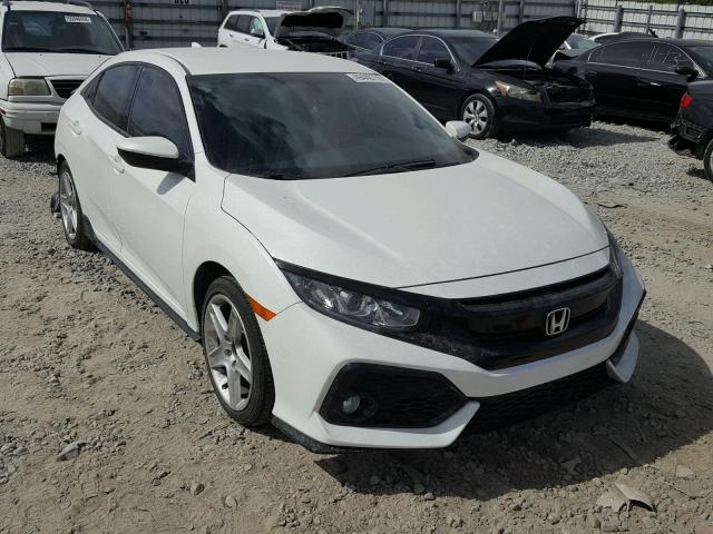 SHHFK7H45JU219638 - 2018 HONDA CIVIC SPOR WHITE photo 1