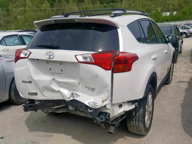 2T3DFREV5DW045140 - 2013 TOYOTA RAV4 LIMIT WHITE photo 4