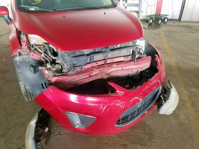 3FADP4CJ7BM125253 - 2011 FORD FIESTA SEL RED photo 9