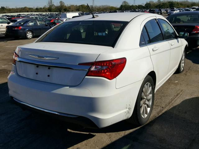 1C3CCBAG8EN149976 - 2014 CHRYSLER 200 LX WHITE photo 4