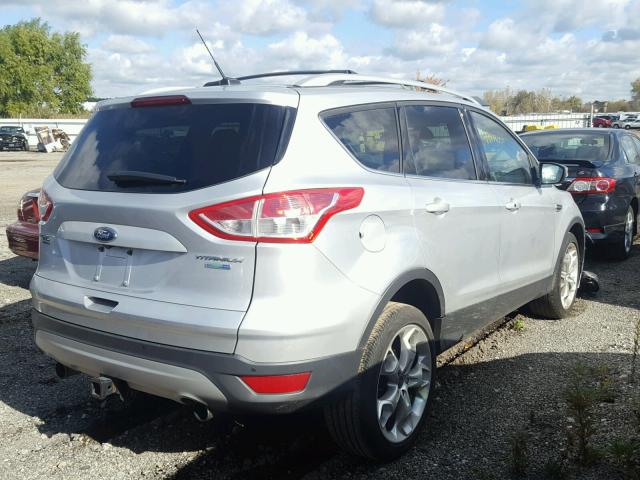 1FMCU9J97DUD16301 - 2013 FORD ESCAPE TIT SILVER photo 4