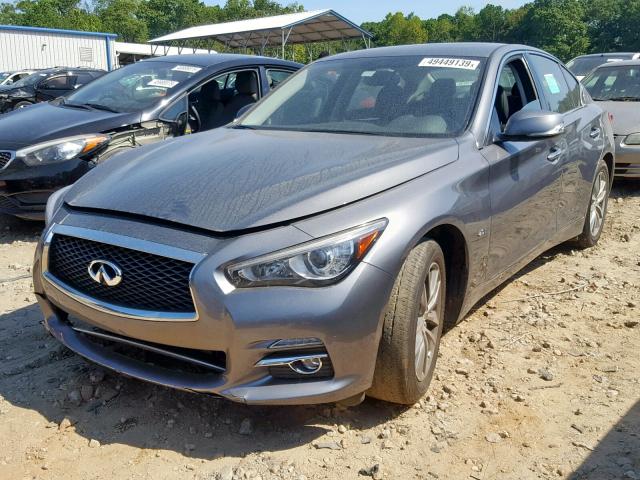 JN1CV7AP3HM641654 - 2017 INFINITI Q50 BASE GRAY photo 2