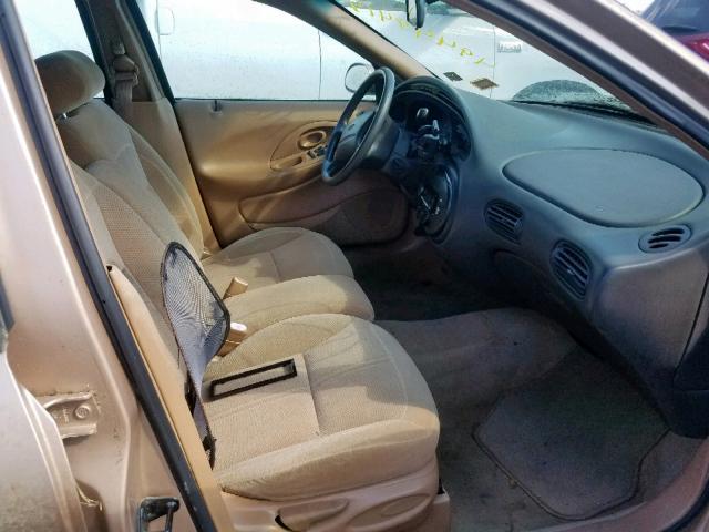 1FALP57U1VG124765 - 1997 FORD TAURUS GL GOLD photo 5