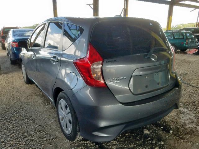 3N1CE2CPXHL363412 - 2017 NISSAN VERSA NOTE GRAY photo 3