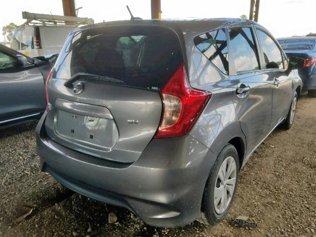 3N1CE2CPXHL363412 - 2017 NISSAN VERSA NOTE GRAY photo 4