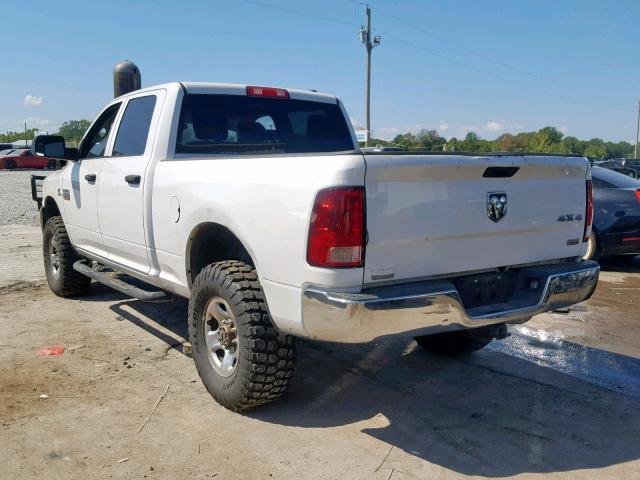 3C6UD5CL1CG254932 - 2012 DODGE RAM 2500 S WHITE photo 3