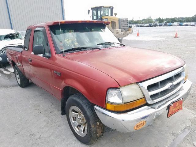 1FTYR14V8YTA21838 - 2000 FORD RANGER SUP BURGUNDY photo 1