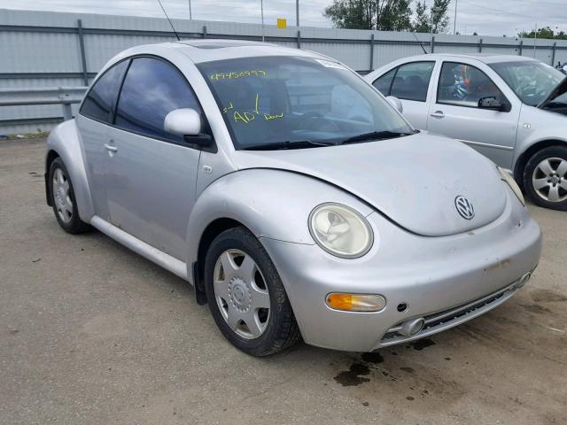 3VWCA21C4YM480256 - 2000 VOLKSWAGEN NEW BEETLE SILVER photo 1