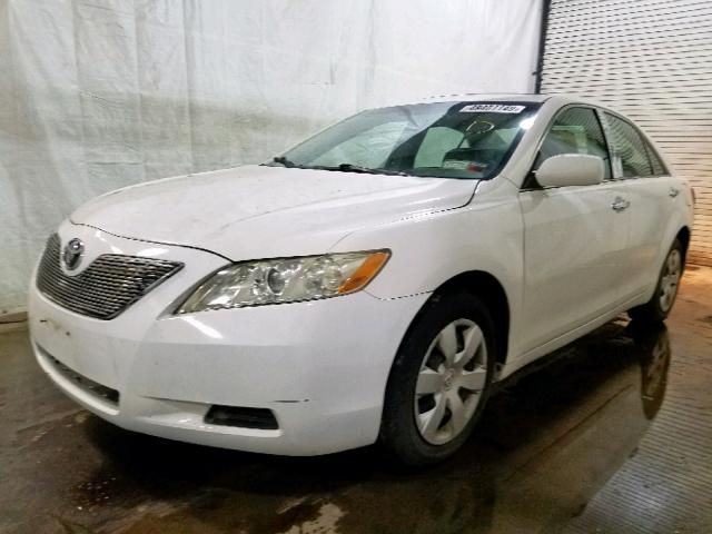 4T1BE46K58U789398 - 2008 TOYOTA CAMRY CE WHITE photo 2