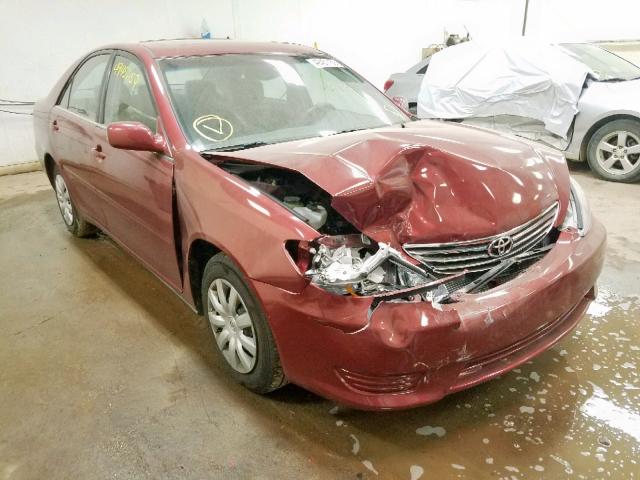 4T1BE32K55U094558 - 2005 TOYOTA CAMRY LE RED photo 1