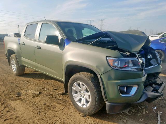 1GCGTCEN1H1297166 - 2017 CHEVROLET COLORADO L GREEN photo 1