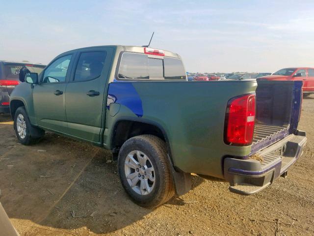 1GCGTCEN1H1297166 - 2017 CHEVROLET COLORADO L GREEN photo 3