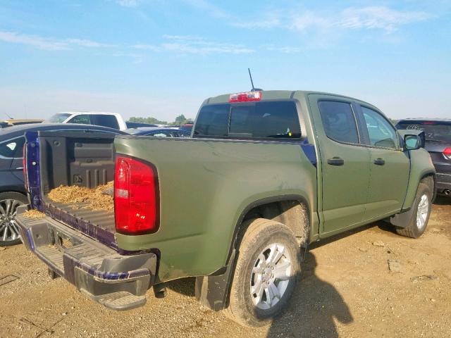 1GCGTCEN1H1297166 - 2017 CHEVROLET COLORADO L GREEN photo 4