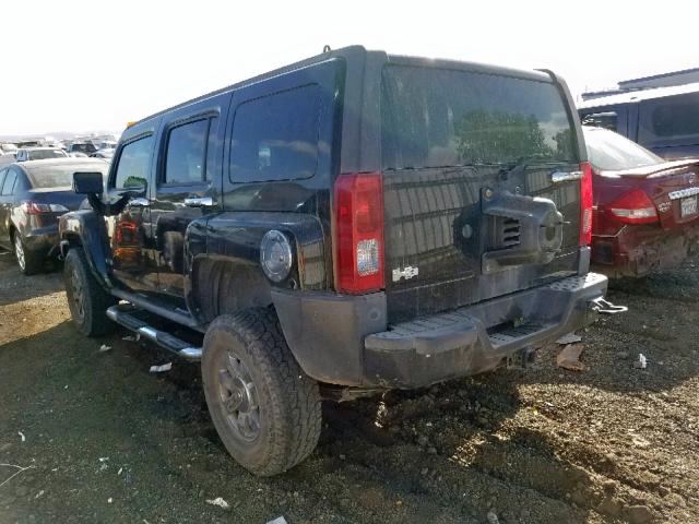 5GTDN136368180618 - 2006 HUMMER H3 BLACK photo 3