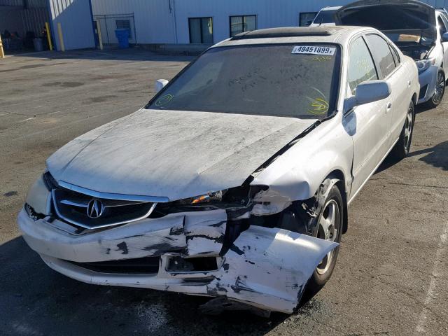 19UUA56783A083094 - 2003 ACURA 3.2TL WHITE photo 2