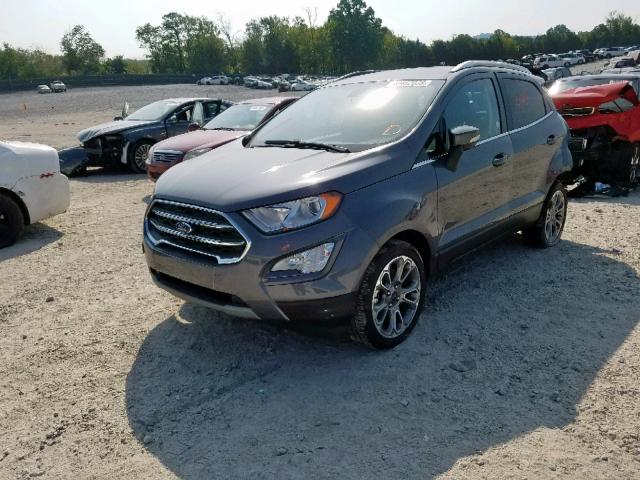 MAJ6S3KL2KC251042 - 2019 FORD ECOSPORT T GRAY photo 2