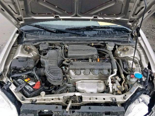 JHMES26713S001164 - 2003 HONDA CIVIC EX TAN photo 7