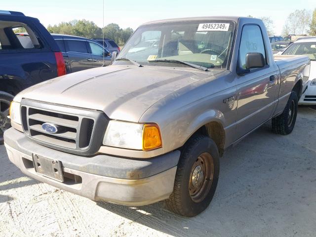 1FTYR10DX4PB20919 - 2004 FORD RANGER GOLD photo 2