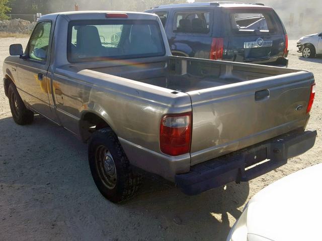 1FTYR10DX4PB20919 - 2004 FORD RANGER GOLD photo 3