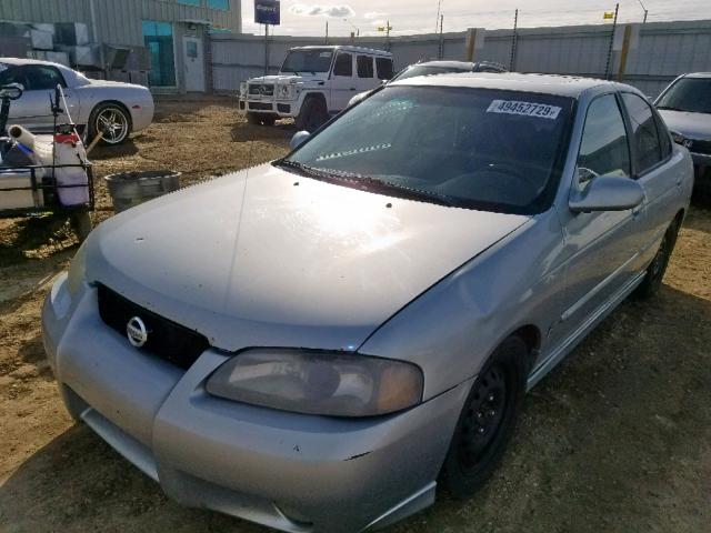 3N1AB51A83L736679 - 2003 NISSAN SENTRA SE- SILVER photo 2