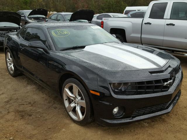 2G1FK1EJ8C9186921 - 2012 CHEVROLET CAMARO 2SS BLACK photo 1