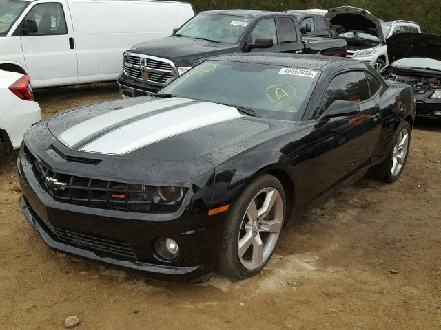 2G1FK1EJ8C9186921 - 2012 CHEVROLET CAMARO 2SS BLACK photo 2