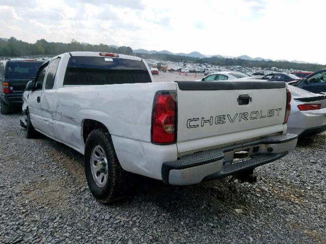 1GCEC19Z27E139564 - 2007 CHEVROLET SILVERADO WHITE photo 3