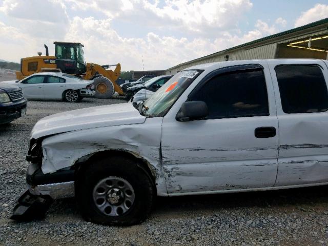 1GCEC19Z27E139564 - 2007 CHEVROLET SILVERADO WHITE photo 9