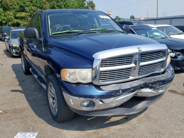 1D7HU18D84S773464 - 2004 DODGE RAM 1500 S BLUE photo 1