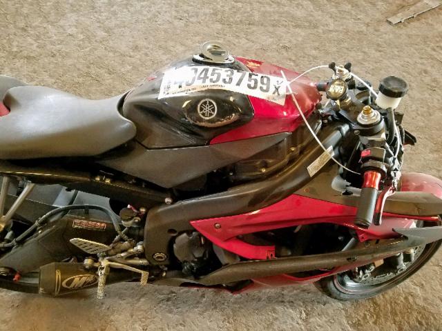 JYARJ16E8BA022933 - 2011 YAMAHA YZFR6 RED photo 5