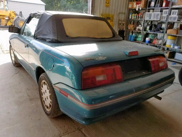 6MPCT01Z9P8640410 - 1993 MERCURY CAPRI GREEN photo 3