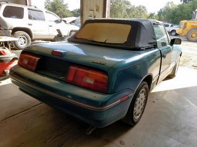 6MPCT01Z9P8640410 - 1993 MERCURY CAPRI GREEN photo 4