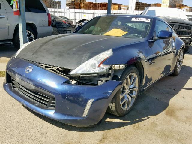 JN1AZ4EH0DM380183 - 2013 NISSAN 370Z BASE BLUE photo 2