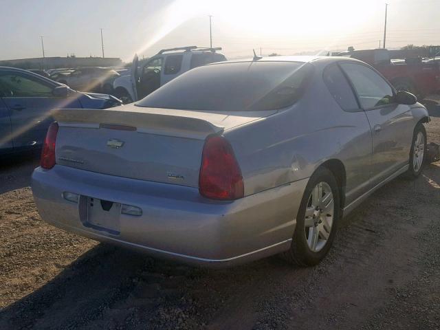 2G1WK15K579419717 - 2007 CHEVROLET MONTE CARL ვერცხლისფერი ფოტო 4