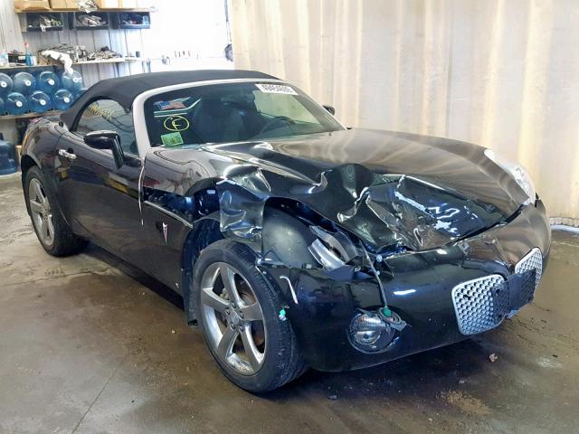 1G2MB35B37Y133911 - 2007 PONTIAC SOLSTICE BLACK photo 1