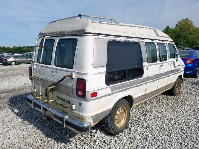 2B6HB21Z0MK461178 - 1991 DODGE RAM VAN B2 WHITE photo 4