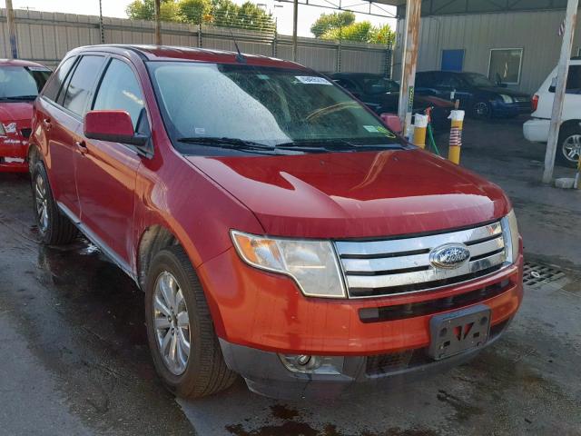 2FMDK48C19BA56909 - 2009 FORD EDGE SEL RED photo 1