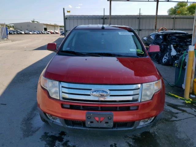 2FMDK48C19BA56909 - 2009 FORD EDGE SEL RED photo 9