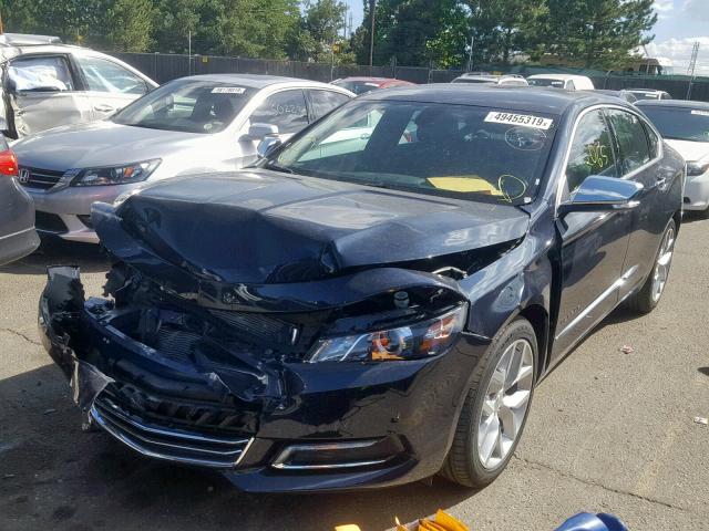 2G1105S36K9158093 - 2019 CHEVROLET IMPALA PRE BLUE photo 2