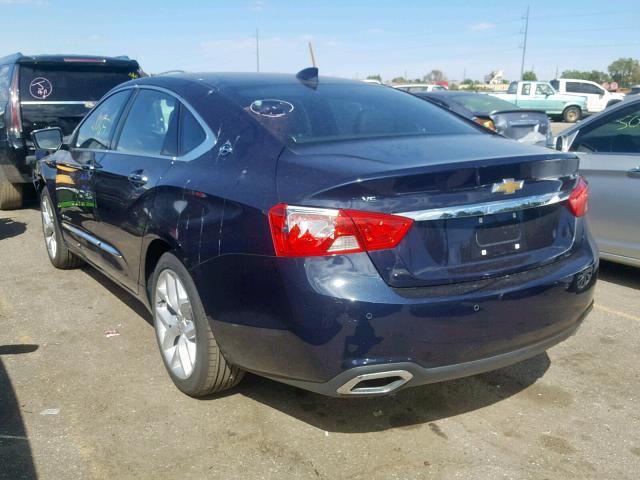 2G1105S36K9158093 - 2019 CHEVROLET IMPALA PRE BLUE photo 3